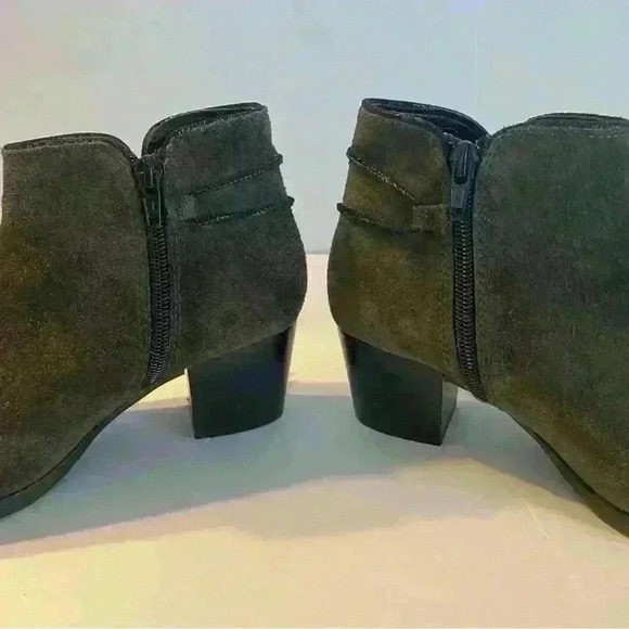 Andre Womens Charcoal Grey Suede Heeled Ankle Boots Fringe Tassel  Size 36/5.5 - Picture 12 of 12